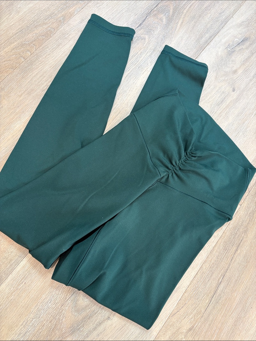 aerie Dark Teal High-Rise Scrunch-Waist Leggings